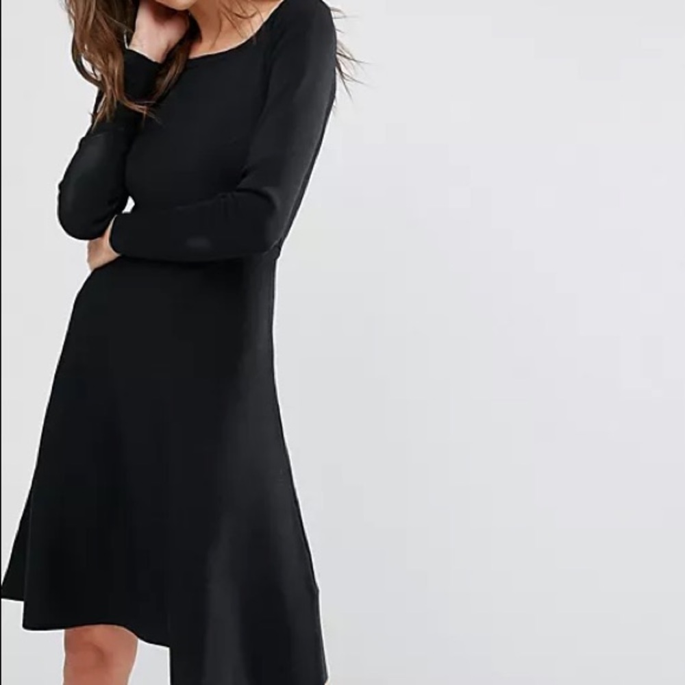 Y.A.S NWT Dorota Boatneck Knit Dress in Black 🖤 - Picture 3 of 10